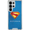 Superman 2025 Classic Superman Shield Emblem Galaxy S25 Ultra Clear Case